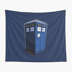 Blue Box Toon Tapestry
