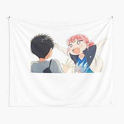 chibi hana blue box ,blue love Tapestry