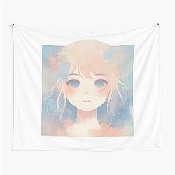 cute kawaii  hana blue box Tapestry