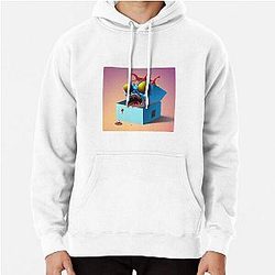 The Slimey Blue Box in a Blue Box Pullover Hoodie