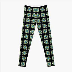 Blue Box With Green Leggings