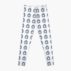 hana blue box Leggings