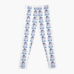 anime cute kawaii art hana blue box Leggings