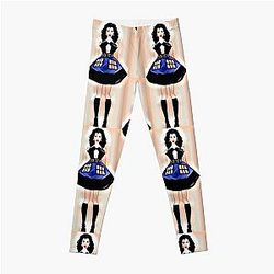 Comicon Cathy - blue box lover Leggings