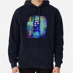 Blue Box Pullover Hoodie