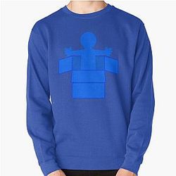 Man in a blue box Pullover Sweatshirt
