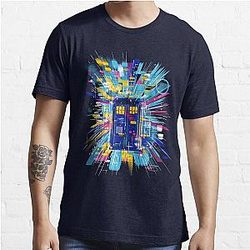 shiny blue box Essential T-Shirt