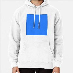 Simple Blue Box Pullover Hoodie