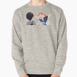 chibi hana blue box ,blue love Pullover Sweatshirt