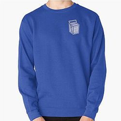 Blue Box of Rice Pullover Sweatshirt