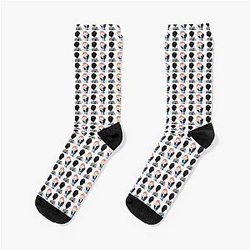 chibi hana blue box ,blue love Socks