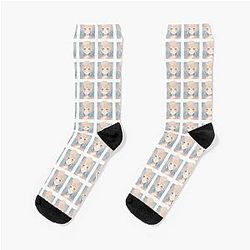 cute kawaii  hana blue box Socks