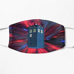 Doctor Blue Box Flat Mask