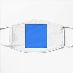 Simple Blue Box Flat Mask