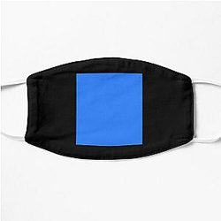 Simple Blue Box Flat Mask