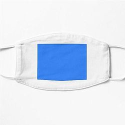 Simple Blue Box Flat Mask