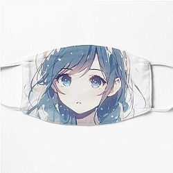 hana blue box Flat Mask