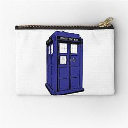 The Blue Box Zipper Pouch