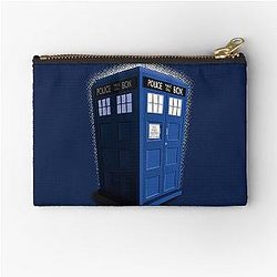 Blue Box Toon Zipper Pouch