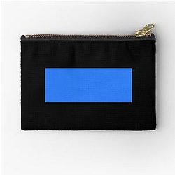 Simple Blue Box Zipper Pouch