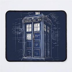 The Blue Box Blueprint Mouse Pad