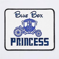 Blue Box Princess Mouse Pad