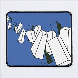 Blue Box Mouse Pad