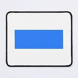 Simple Blue Box Mouse Pad