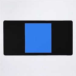 Simple Blue Box Desk Mat