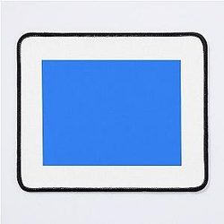 Simple Blue Box Mouse Pad