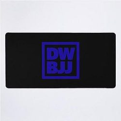 BLUE BOX DWBJJ LOGO  Desk Mat