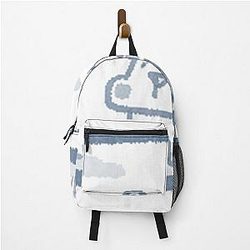 Blue box dog Backpack