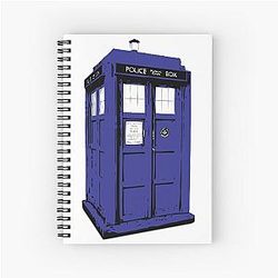 The Blue Box Spiral Notebook