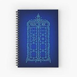 Fancy Blue Box Notebook spirale