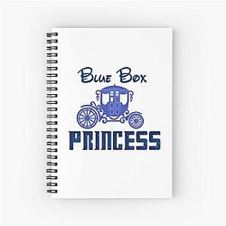 Blue Box Princess Spiral Notebook