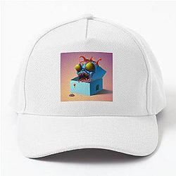 The Slimey Blue Box in a Blue Box Baseball Cap