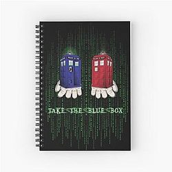 Take The Blue Box Spiral Notebook
