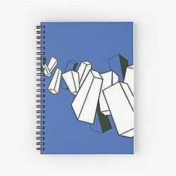 Blue Box Spiral Notebook