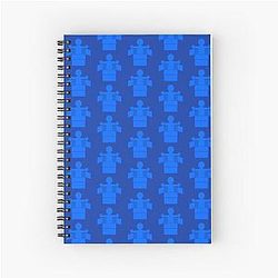 Man in a blue box Spiral Notebook