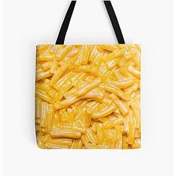 Macaroni and Cheese - Blue Box All Over Print Tote Bag