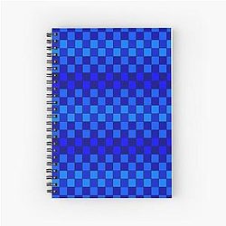 Blue Blue Box Spiral Notebook