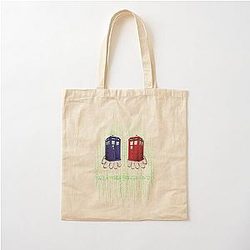 Take The Blue Box Cotton Tote Bag