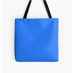 Simple Blue Box All Over Print Tote Bag