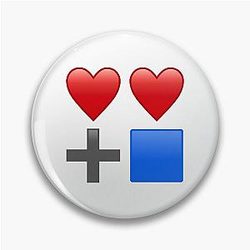 Two Hearts + One Blue Box Pin