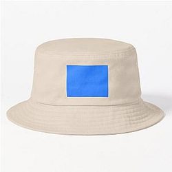 Simple Blue Box Bucket Hat