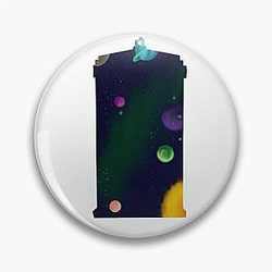 The galaxy inside a blue box Pin