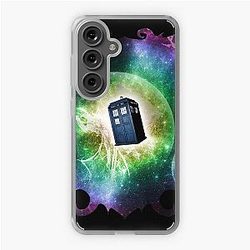 Universo Blue Box Tee The Doctor T-Shirt Samsung Galaxy Soft Case