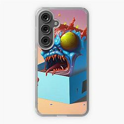 The Slimey Blue Box in a Blue Box Samsung Galaxy Soft Case
