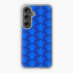 Uomo in un blue box Custodia morbida Samsung Galaxy