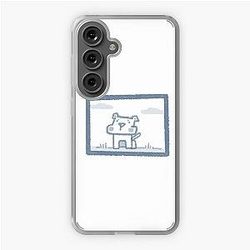 Blue box dog Samsung Galaxy Soft Case